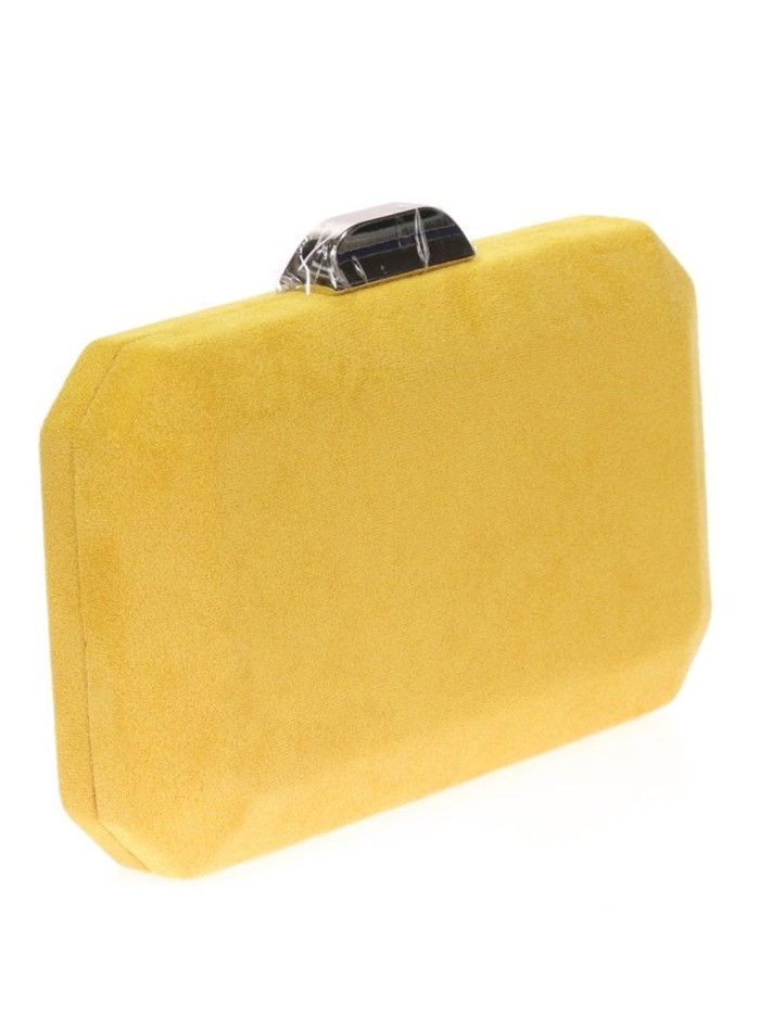 Bolso de antelina octogonal con cierre metalizado Lauren Lynn London Accessories - 16 