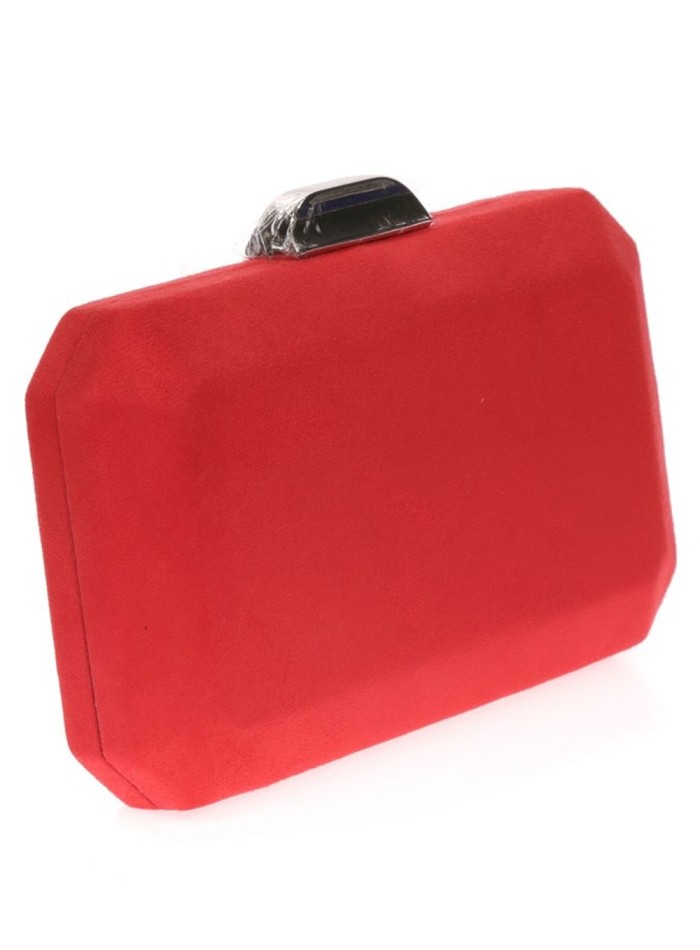 Bolso de antelina octogonal con cierre metalizado Lauren Lynn London Accessories - 18 