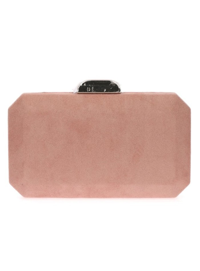 Bolso de antelina octogonal con cierre metalizado Lauren Lynn London Accessories - 20 