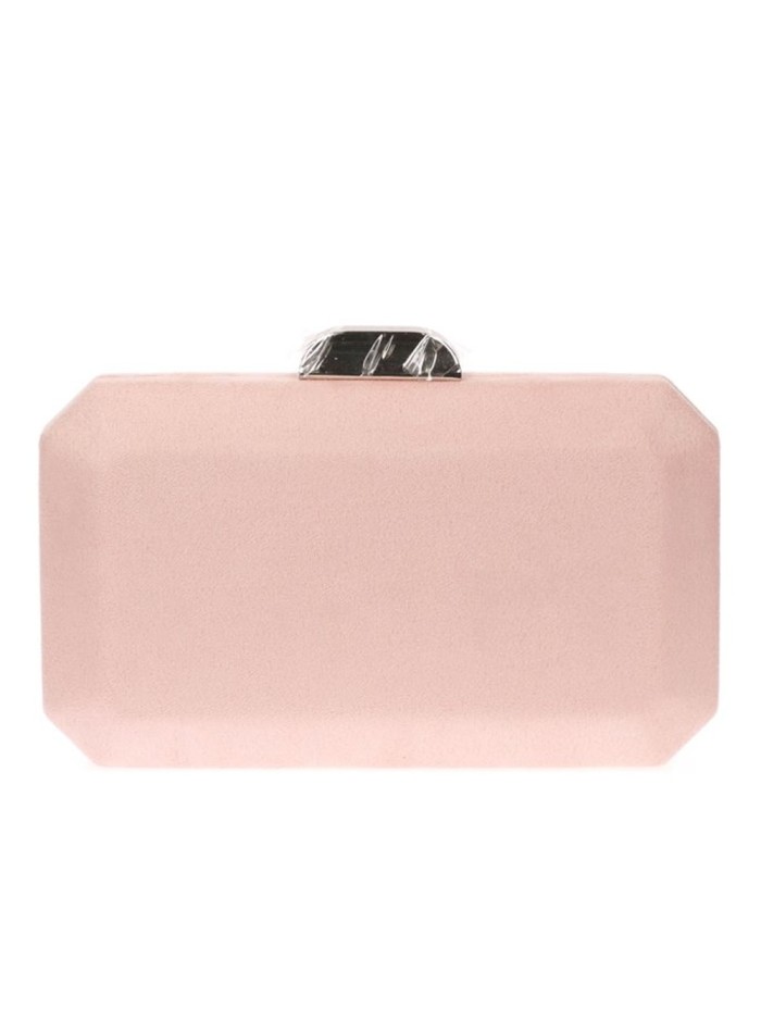 Bolso de antelina octogonal con cierre metalizado Lauren Lynn London Accessories - 22 