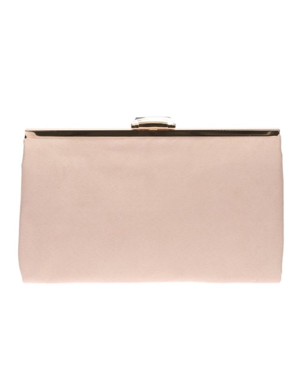 Cartera de fiesta antelina y cierre pedrería Lauren Lynn London Accessories - 25 