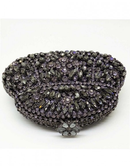 Jeweled clutch bag in the shape of an antique purse-1