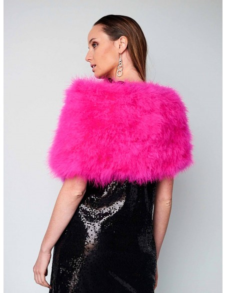 Estola de pelo largo natural - varios colores Lauren Lynn London Accessories - 8 