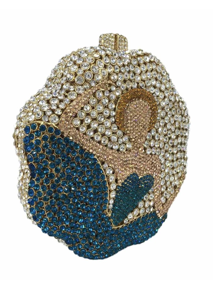 Bolso de fiesta joya con detalle de bailarina Lauren Lynn London Accessories - 3 