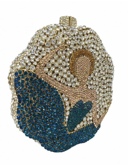 Jeweled party bag with ballerina detail Lauren Lynn London Accessories - 3 