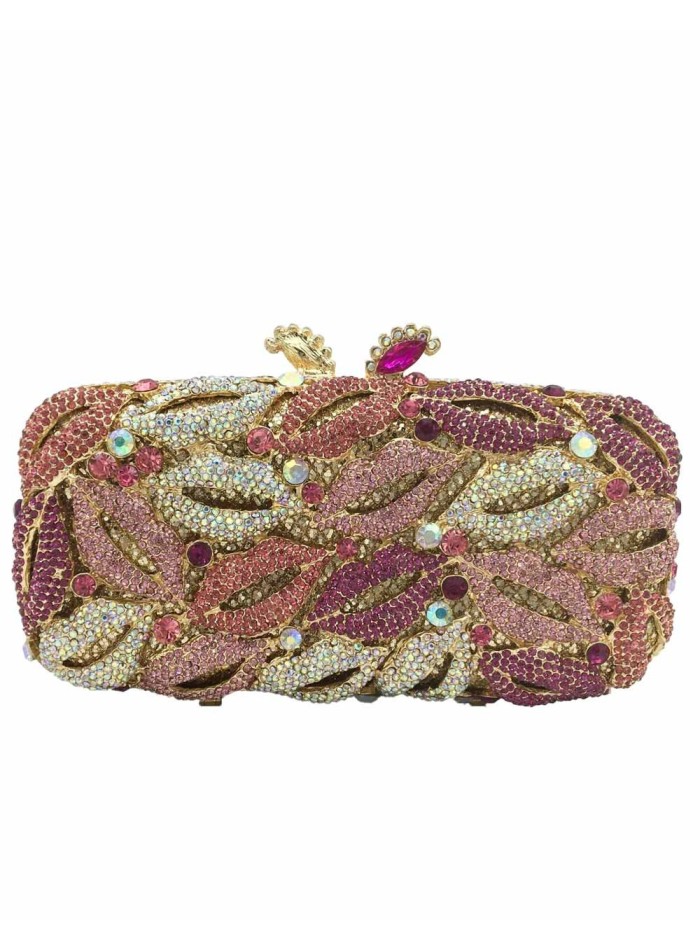 Bolso de mano joya rectangular con besos Lauren Lynn London Accessories - 1 