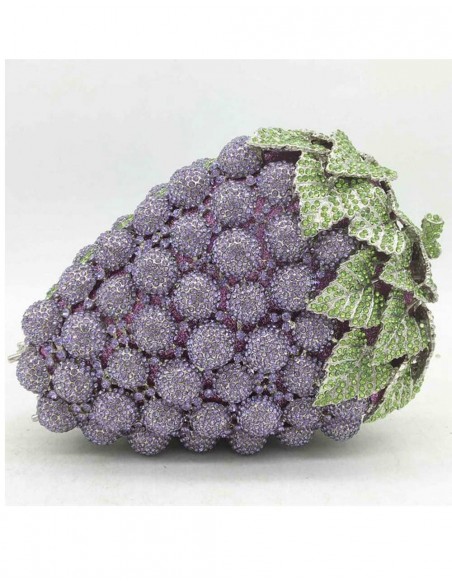 Bolso de mano joya con forma de racimo de uvas Lauren Lynn London Accessories - 2 