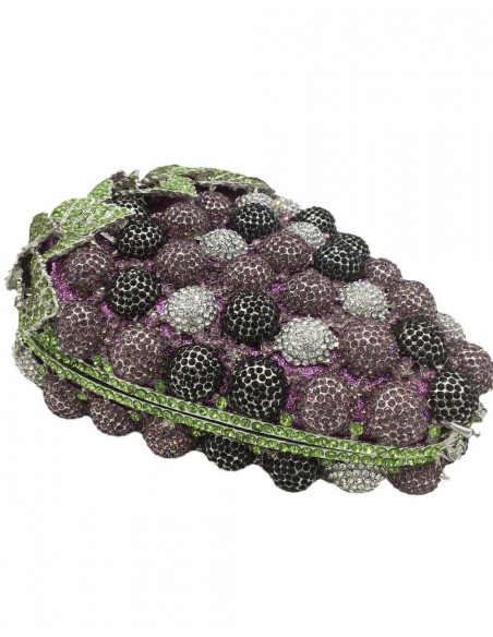 Bolso de mano joya con forma de racimo de uvas Lauren Lynn London Accessories - 3 