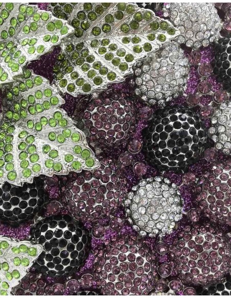 Bolso de mano joya con forma de racimo de uvas Lauren Lynn London Accessories - 4 