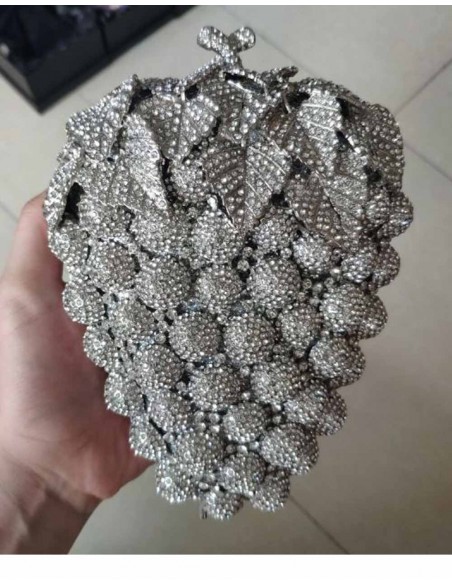 Bolso de mano joya con forma de racimo de uvas Lauren Lynn London Accessories - 5 