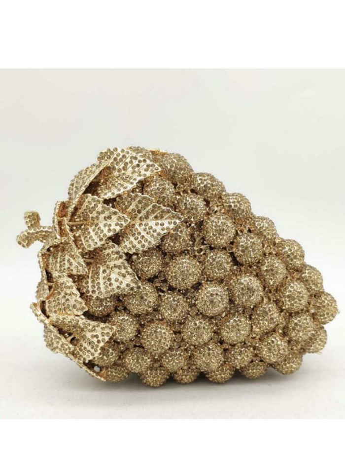 Bolso de mano joya con forma de racimo de uvas Lauren Lynn London Accessories - 7 