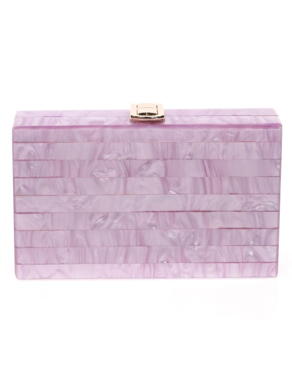 Bolso de fiesta nacarado rectangular - varios colores Lauren Lynn London Accessories - 19 