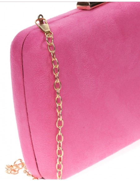 Suede clutch bag for wedding guests Lauren Lynn London Accessories - 22 
