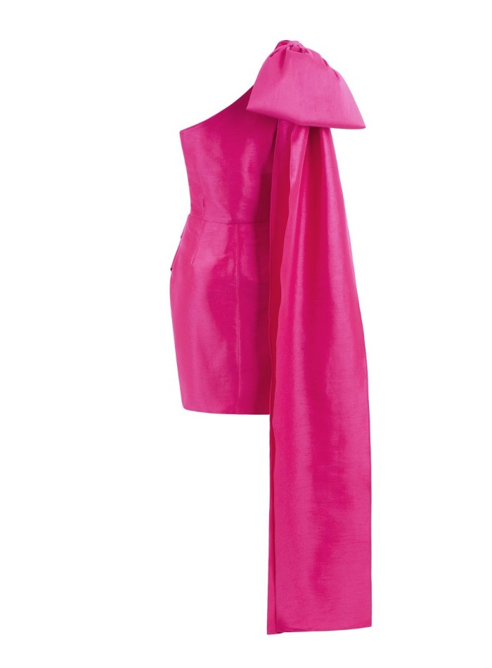 Robe courte de soirée avec dentelle - Zaira di...