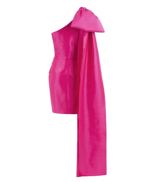 Vestido corto de fiesta con lazada - Zaira di Vielma