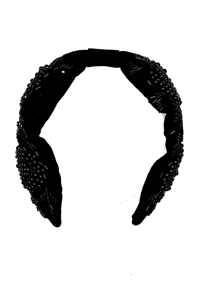 Diadema de pedrería artesanal para invitadas