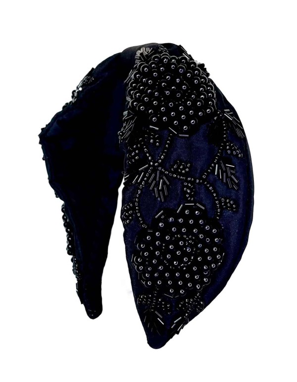 Diadema de pedrería artesanal para invitadas