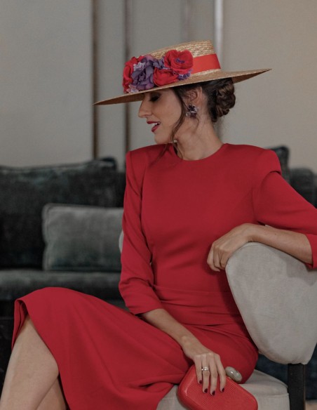 Amethyst and white natural stone earrings - Invitada Perfecta