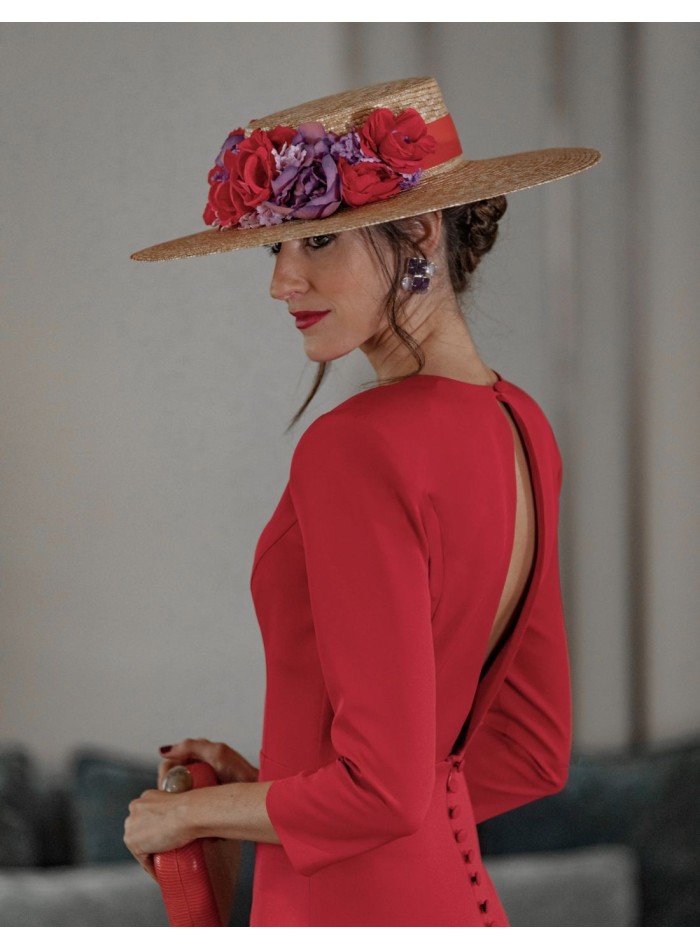 Amethyst and white natural stone earrings -...