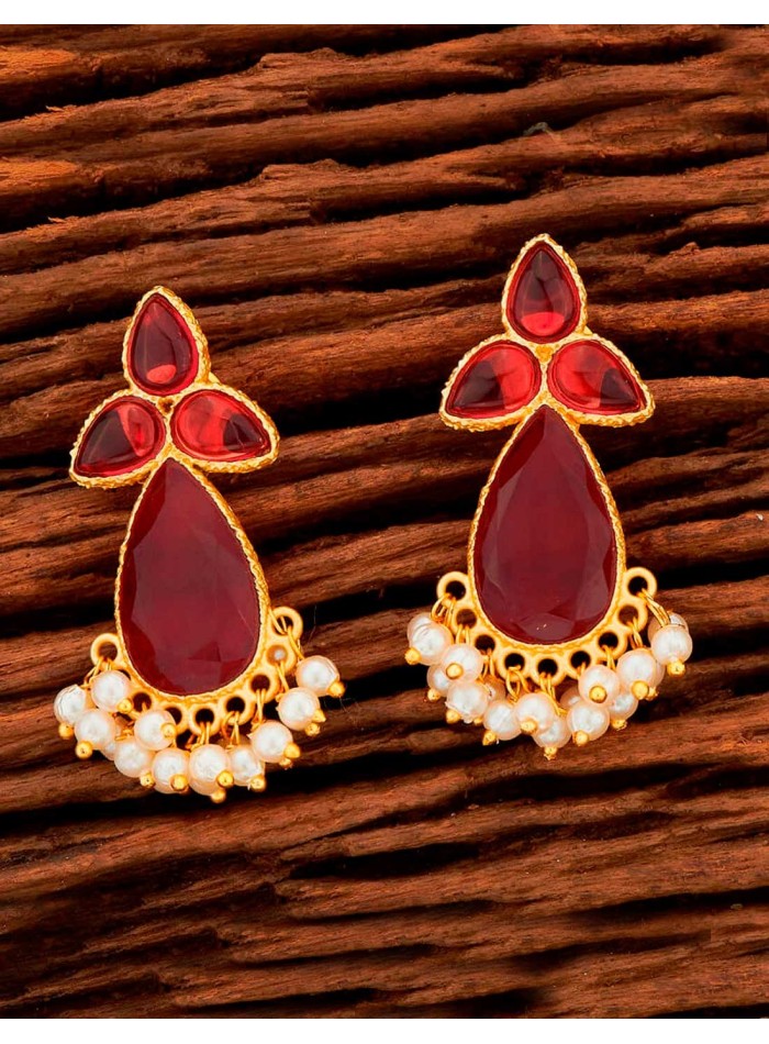 Pendientes de fiesta con piedras naturales y...