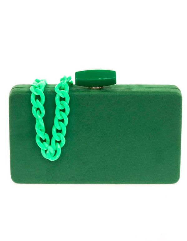 Sac de fête en cuir verni avec option double poignée