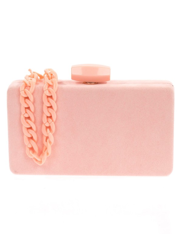 Bolso de fiesta de antelina con opción de doble asa 2