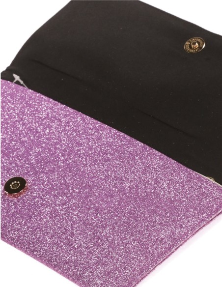 Evening clutch with rhinestones