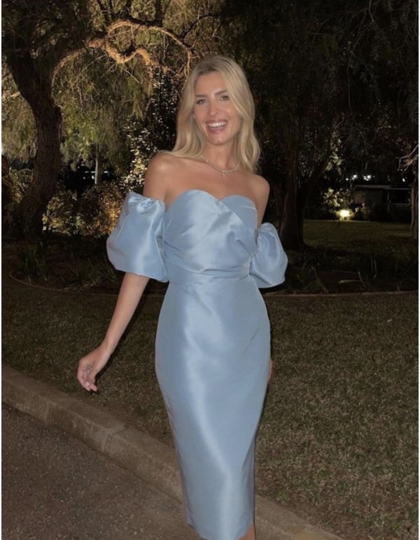 Vestido de fiesta escote corazón - Teresa Andrés Gonzalvo