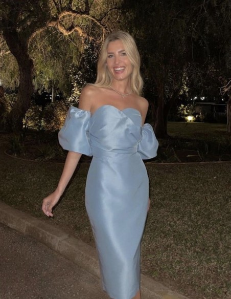 Vestido de fiesta escote corazón - Teresa Andrés Gonzalvo