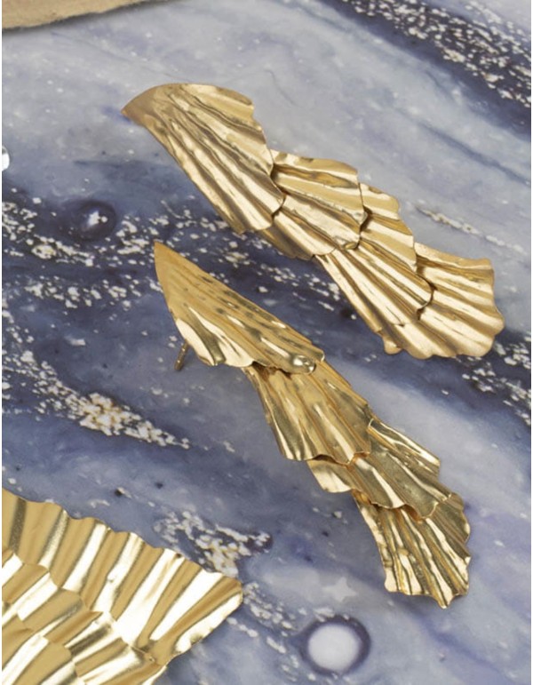 Silver plated overlay party earrings 2