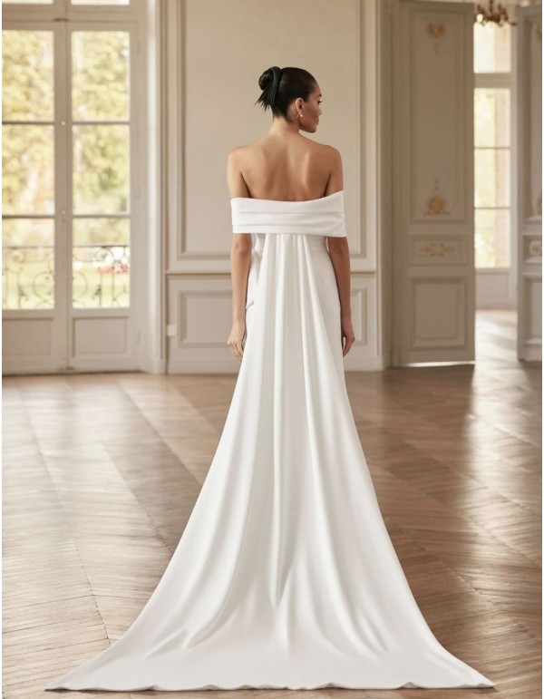 Vestido de novia corte sirena con corsé 2