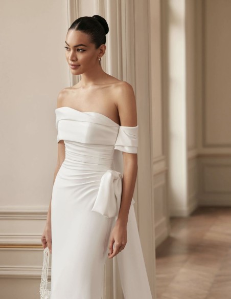 Robe de mariée coupe sirène avec corset