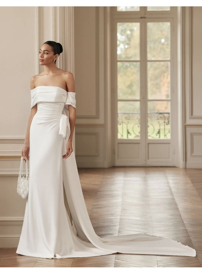 Robe de mariée coupe sirène avec corset