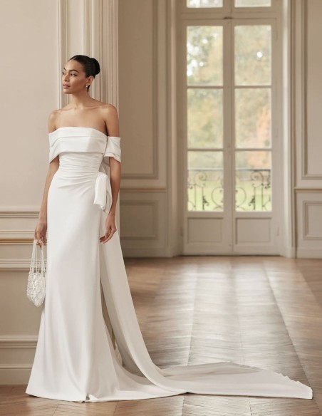 Robe de mariée coupe sirène avec corset