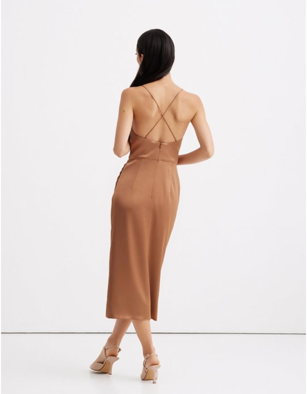 Robe de soirée lingerie à bretelles 2