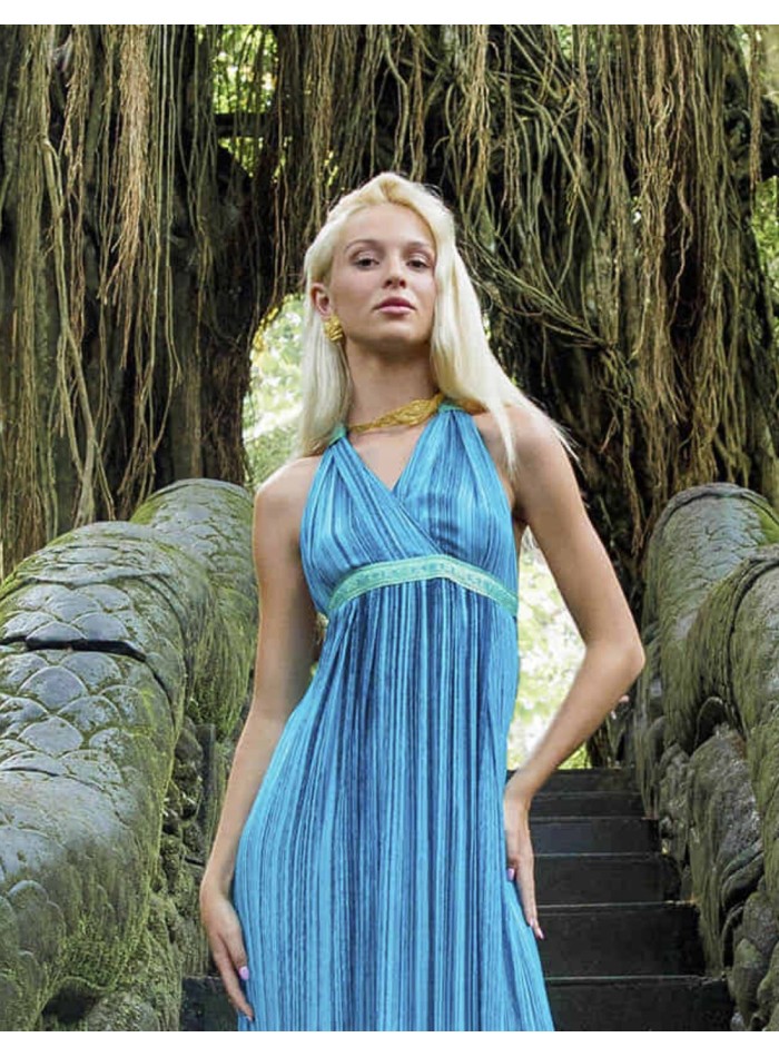 Tour de cou en plaqué or avec surface plate...