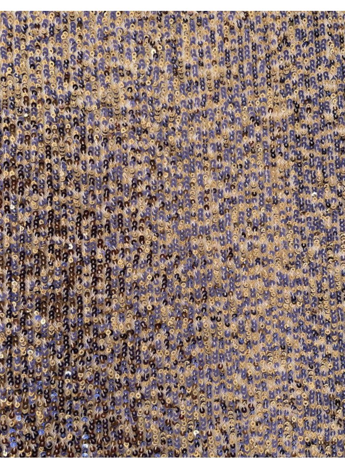 Pleated party dress with sequin bodice