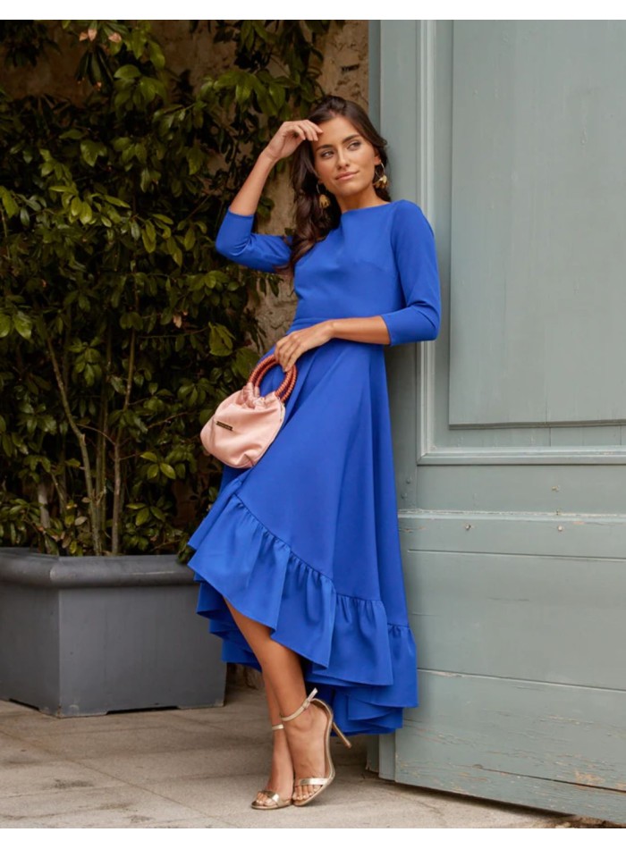 Vestido de fiesta midi con espalda descubierta...