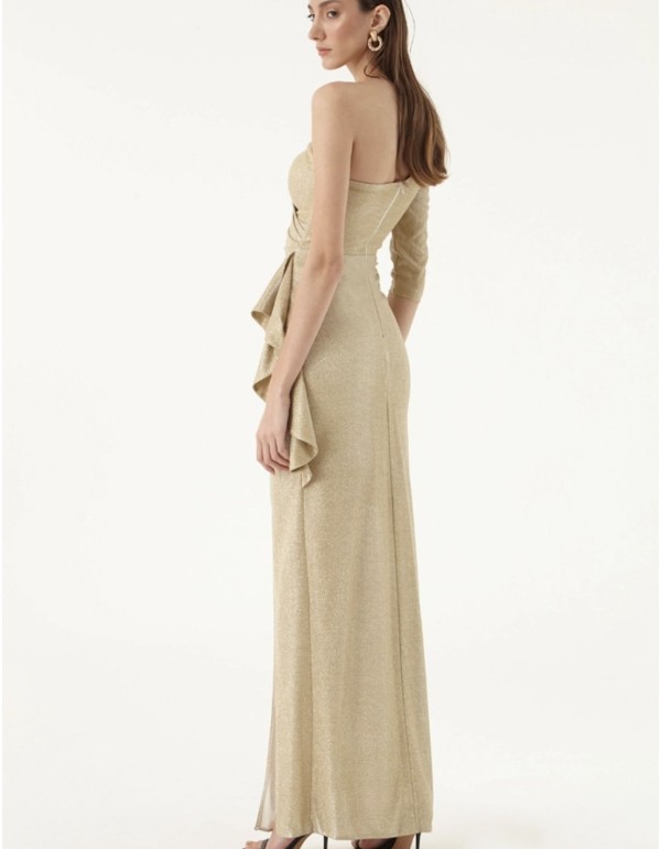 Vestido dorado para nochevieja. 2