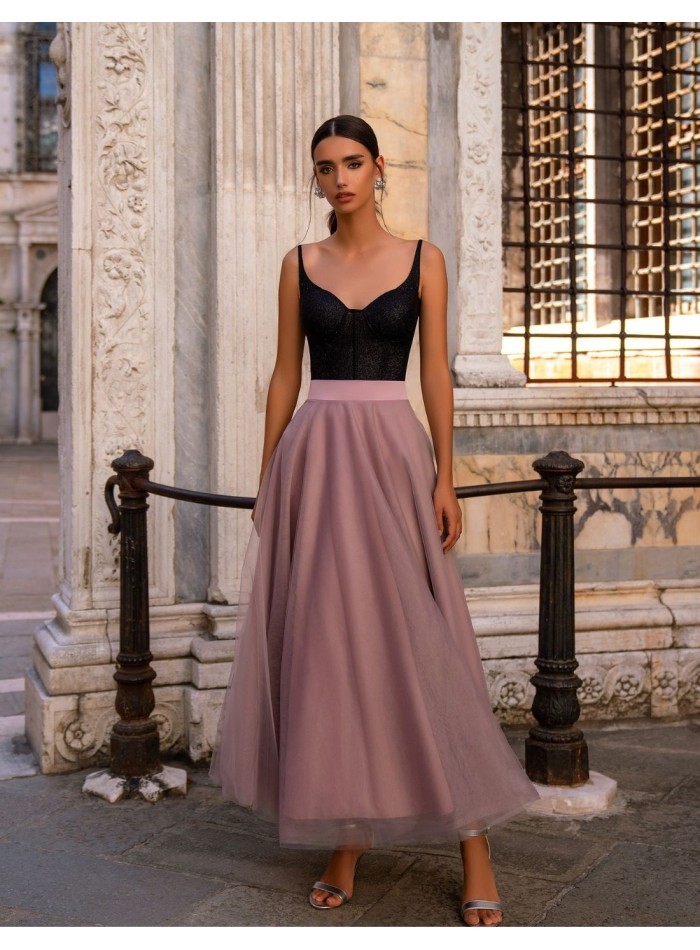 Ensemble midi de ballerine avec jupe en tulle
