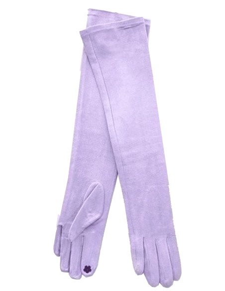 Long suede gloves for guests