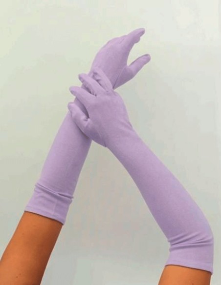 Long suede gloves for guests