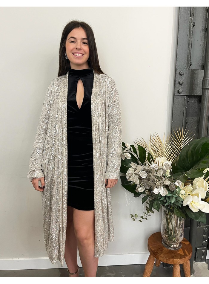Sequin kimono