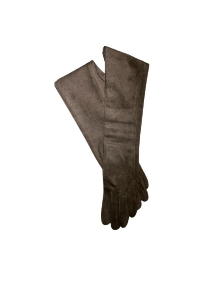 Long suede gloves for guests