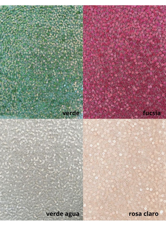 Robe de cocktail avec paillettes et appliques