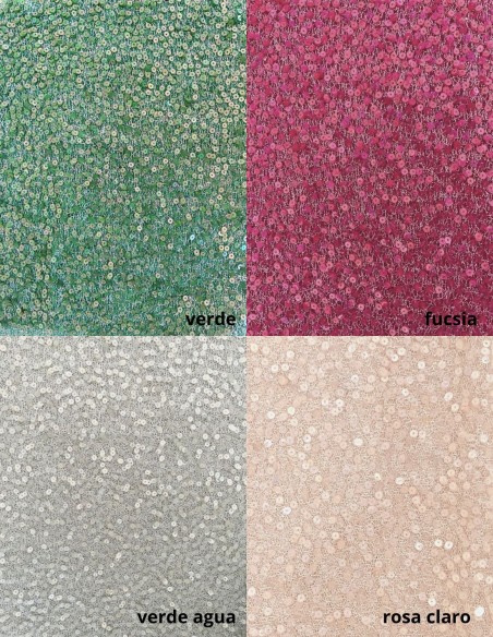 Cocktail party dress with sequins and applique