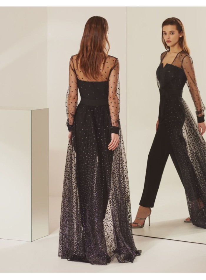 Conjunto dos piezas mono largo palabra de honor...