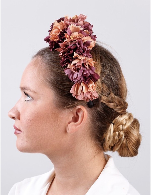 Diadema de fiesta con pétalos multicolor 2