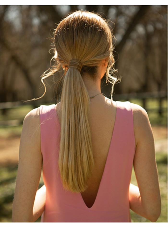 Camellia pink satin party midi dress