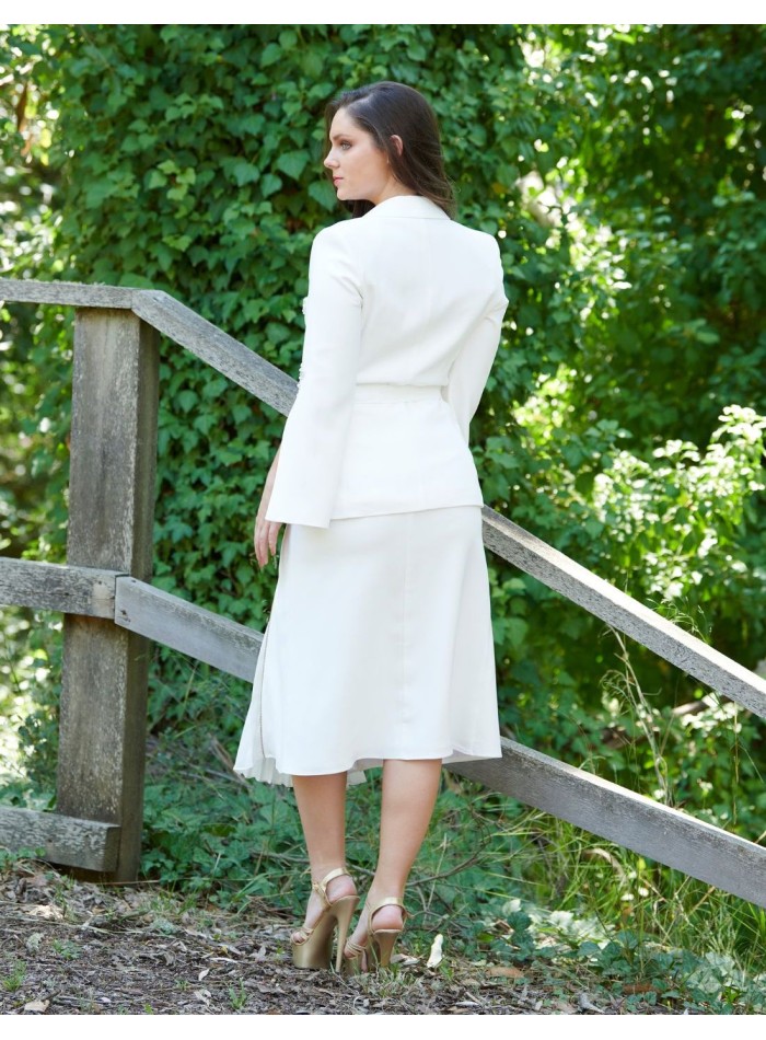 Vestido corto de fiesta estampado azul tropical...